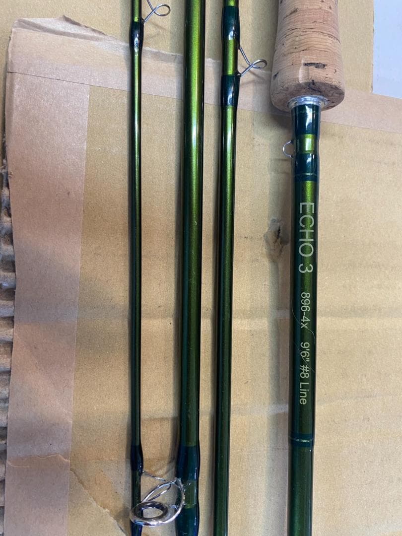エコー3　896－4　フライロッド　フライフィッシング　フライリール