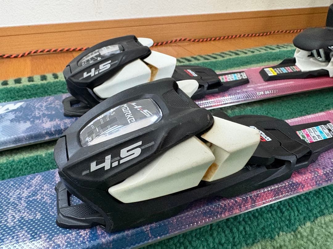 子供スキー3点セットNordica スキー板 Salomon ブーツ ポール