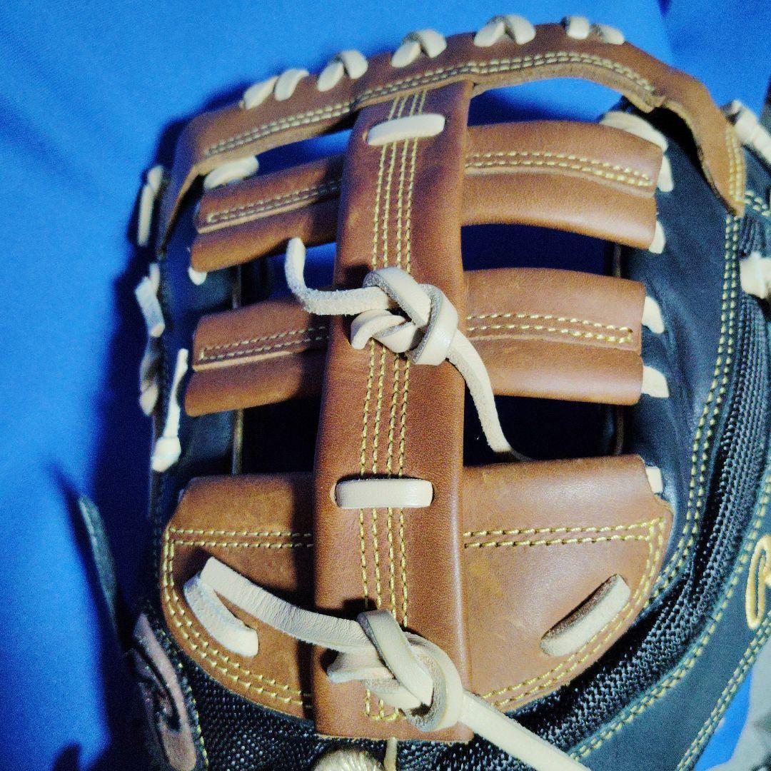 ローリングス軟式ファーストミット　13インチ　黒メッシュ