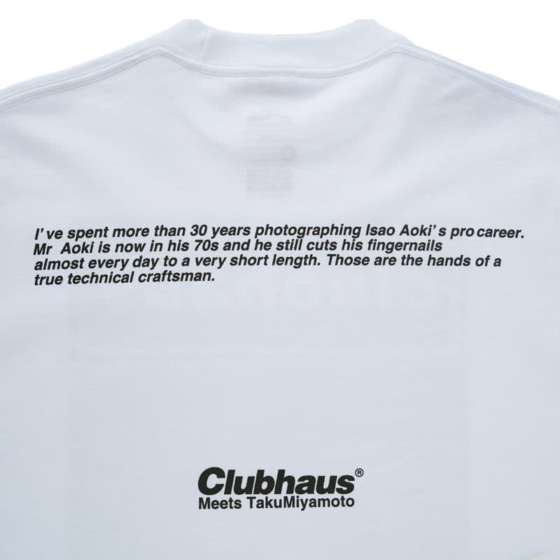 clubhaus TakuMiyamoto コラボ Tシャツ ホワイト