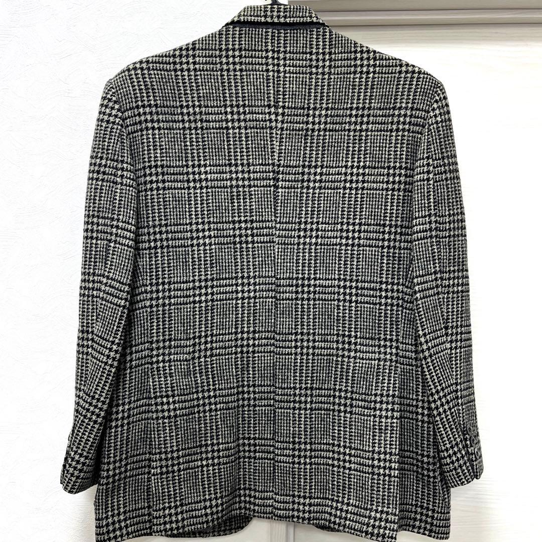 ハリスツイード ニューヨーカー テーラードジャケット ツィード チェック 古着 60年代 Dunn and Co Harris Tweed ハリスツイード チェック柄