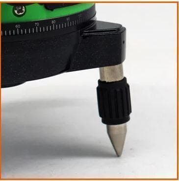 アダプタ ＋ 墨出し グリーンレーザー 5ライン カメラ三脚が墨出し三脚に変身