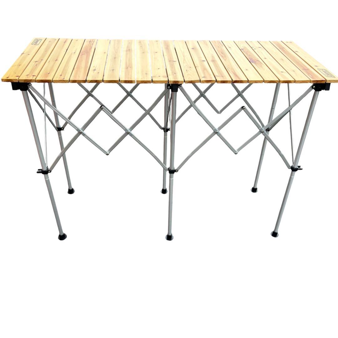 【廃盤】Coleman コールマン ナチュラルウッド カウンター テーブル