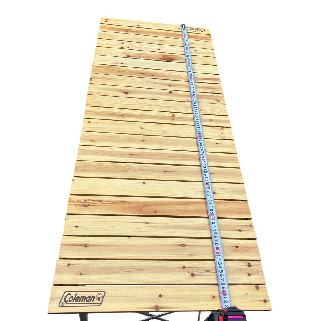 【廃盤】Coleman コールマン ナチュラルウッド カウンター テーブル