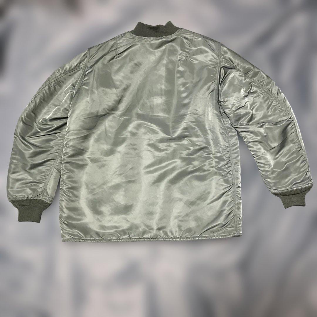 ヒューストン　MA-1 ALLフライトジャケット　セージグリーン　サイズM