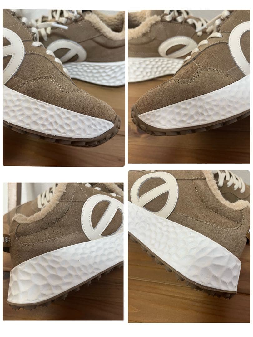 未使用✨ノーネーム　CARTER JOGGER カーター 厚底　ボア　23.5