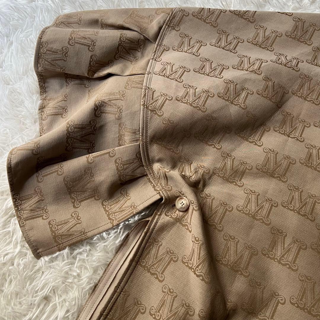 未使用タグ付 マックスマーラ ケープ KIBIR ラッフルスリーブ ポンチョ