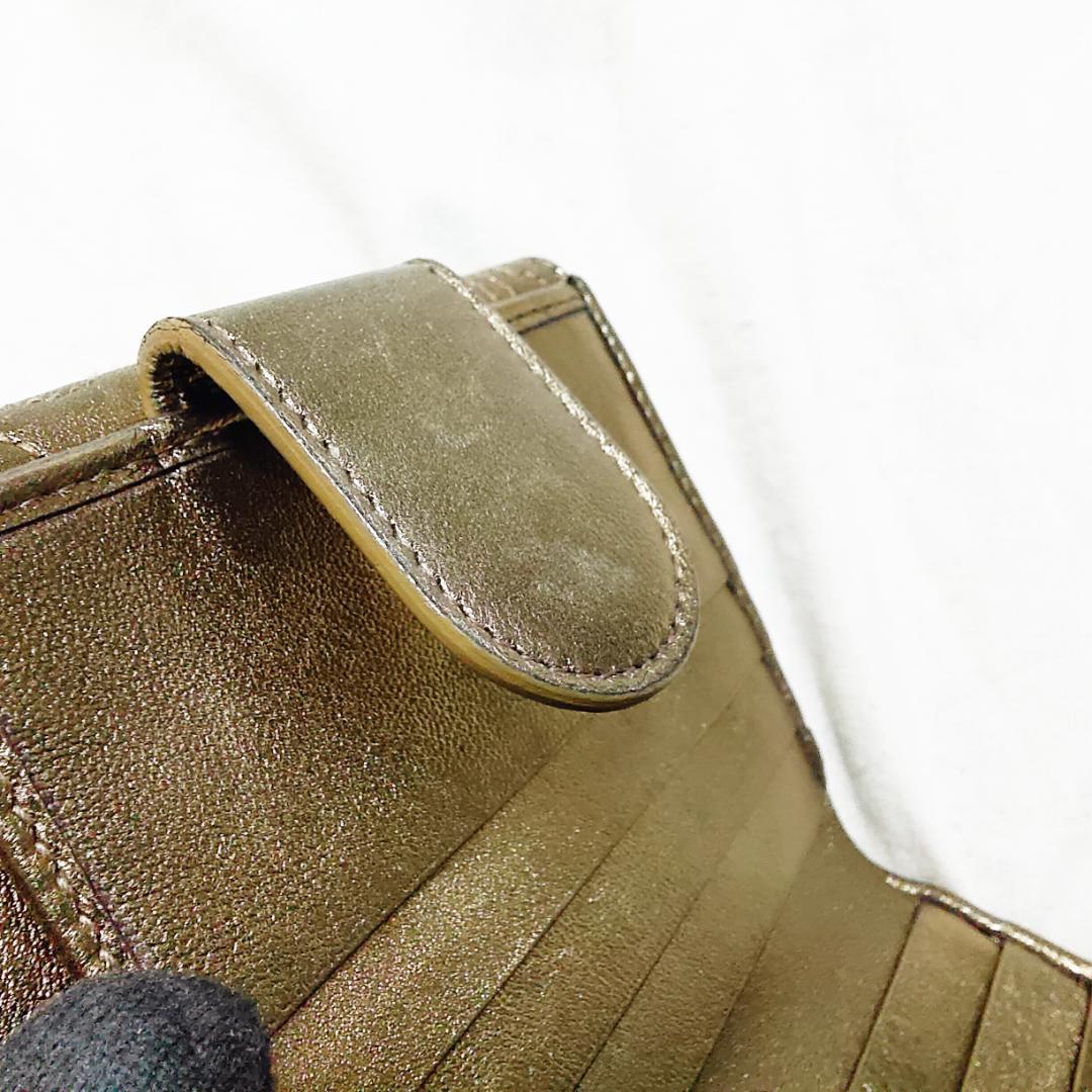 希少 ブルガリ 折財布 パレンテシ BVLGARI ゴールド 廃盤 クリップ開閉