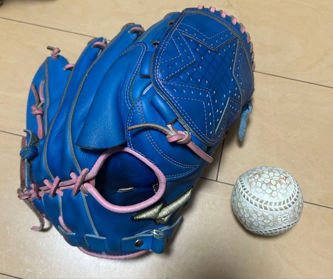 軟式　投手用　ミズノ　グローバルエリート オーダー　ピッチャー用　刺繍なし