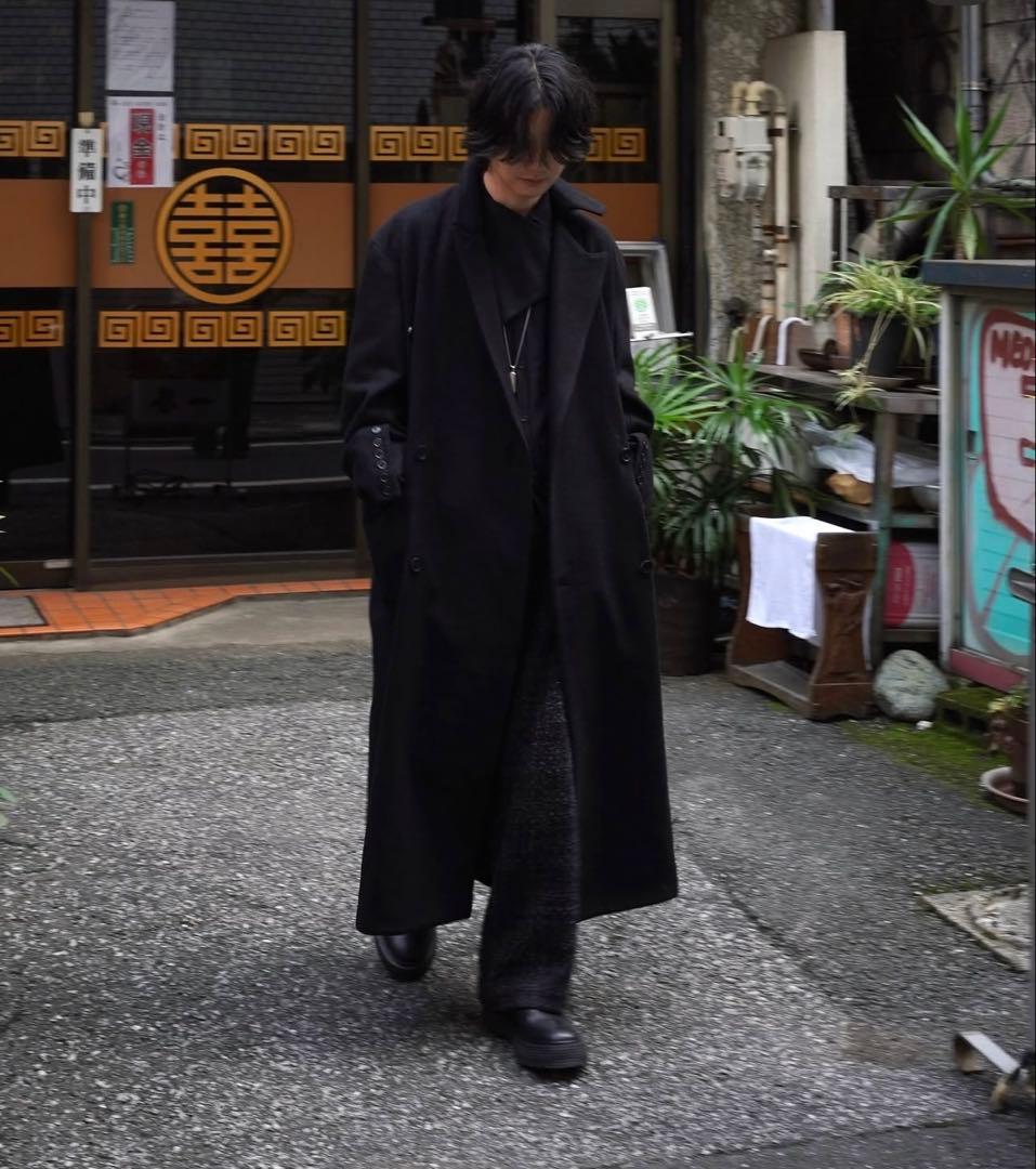 y*a様 定価以下　1回着用　2024 名作　MASU ロングコート　ブラック