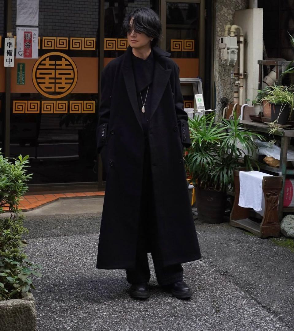 y*a様 定価以下　1回着用　2024 名作　MASU ロングコート　ブラック