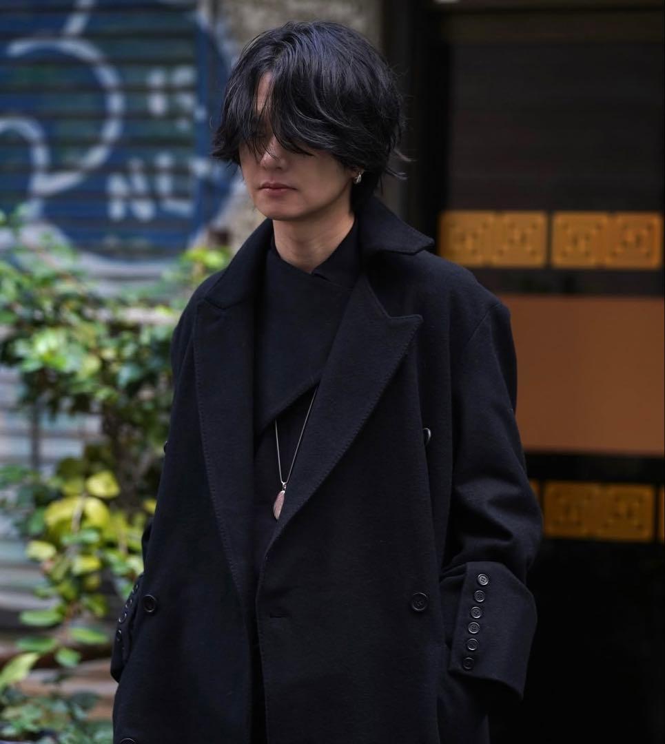 y*a様 定価以下　1回着用　2024 名作　MASU ロングコート　ブラック