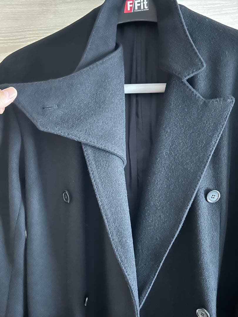 y*a様 定価以下　1回着用　2024 名作　MASU ロングコート　ブラック