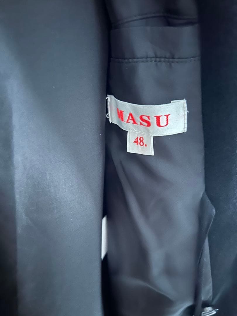 y*a様 定価以下　1回着用　2024 名作　MASU ロングコート　ブラック