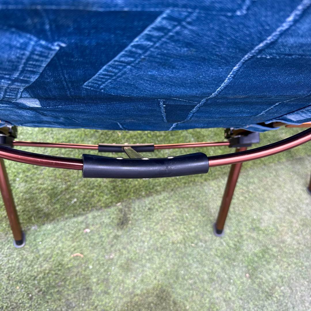 コールマンコラボmonroデニムブルー 折りたたみチェア 2脚セット