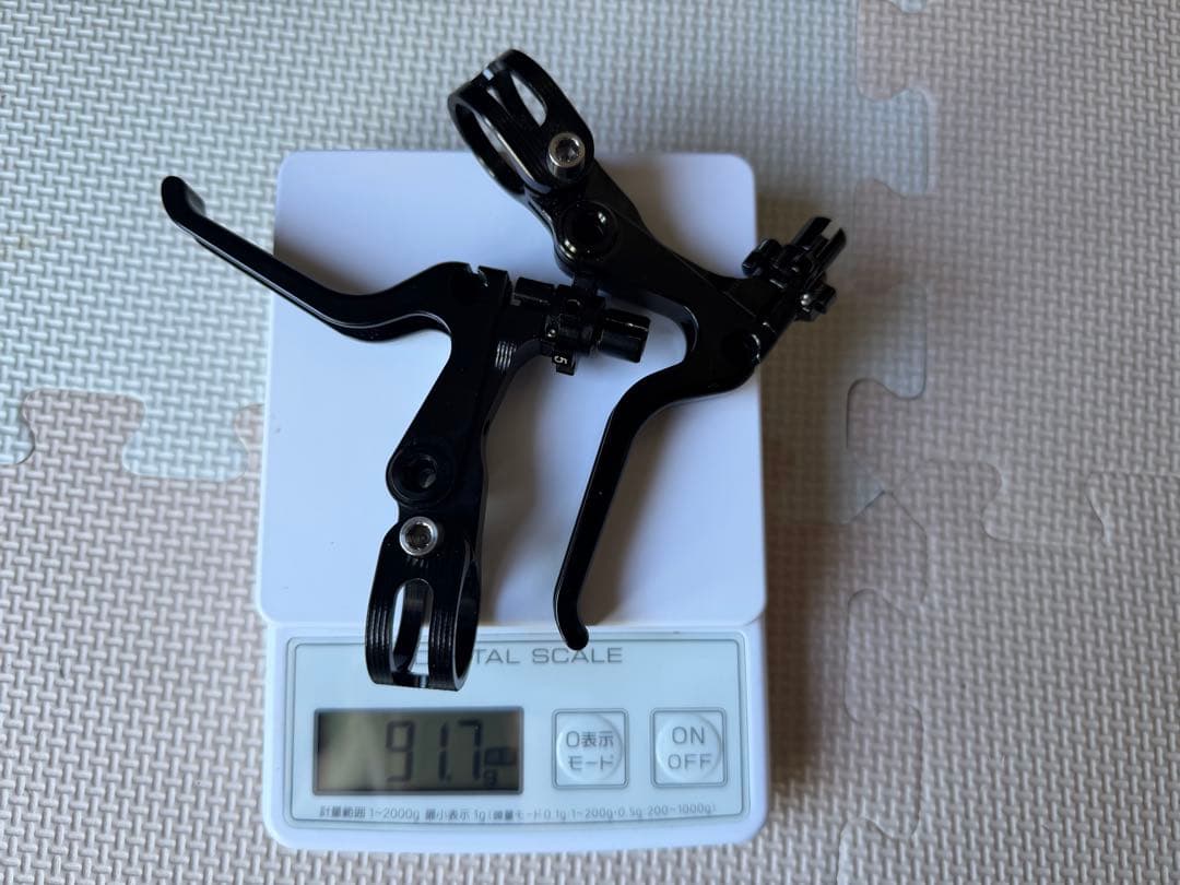 RIDEA XFH V type lever CNCブレーキレバーセット 黒