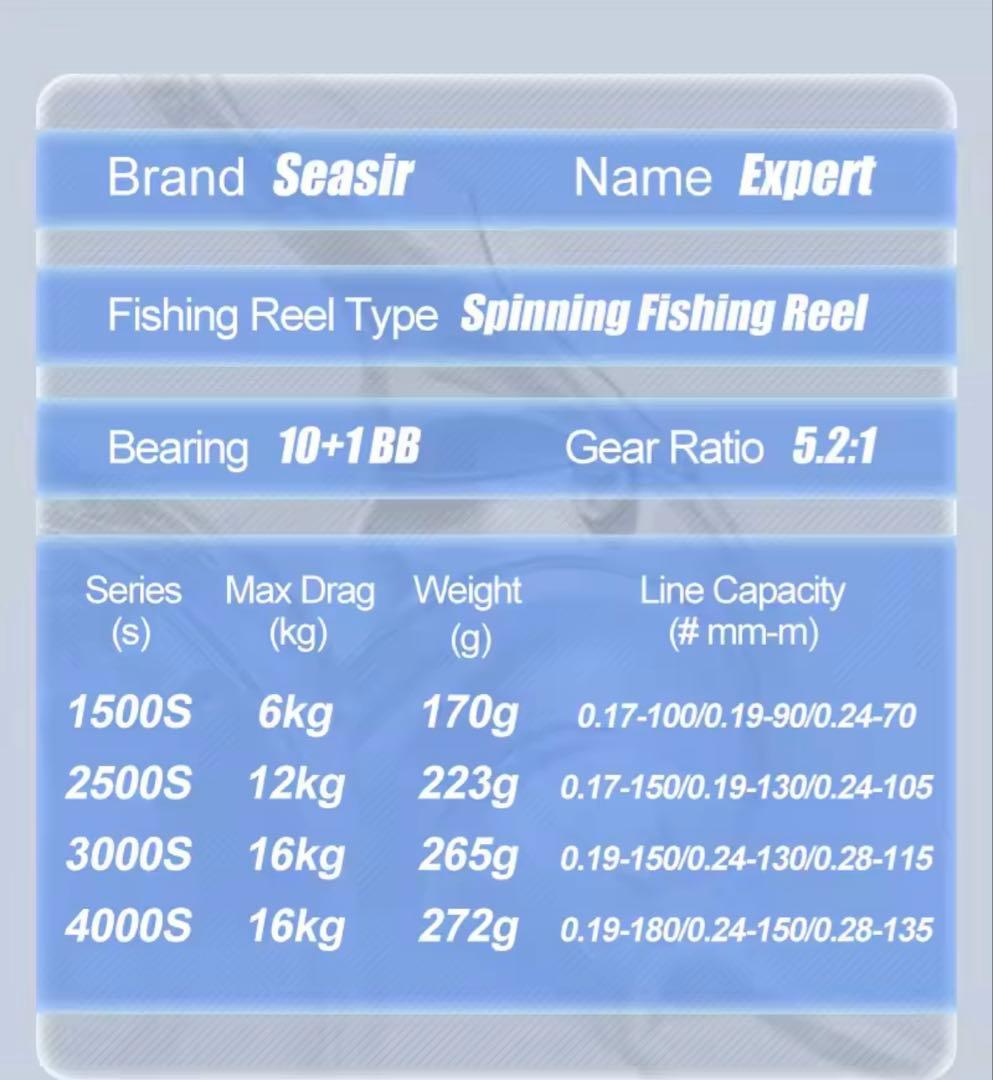 SEASIR Expert 2500S カルディア ヴァンフォード アルテグラ