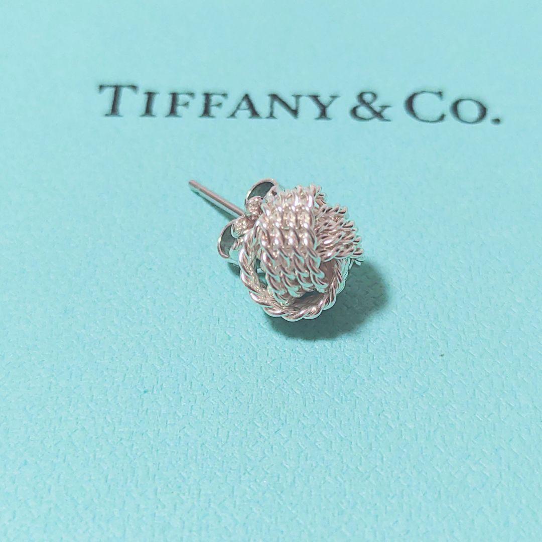 Tiffany サマセット ピアス 片耳のみ メッシュピアス 極美品