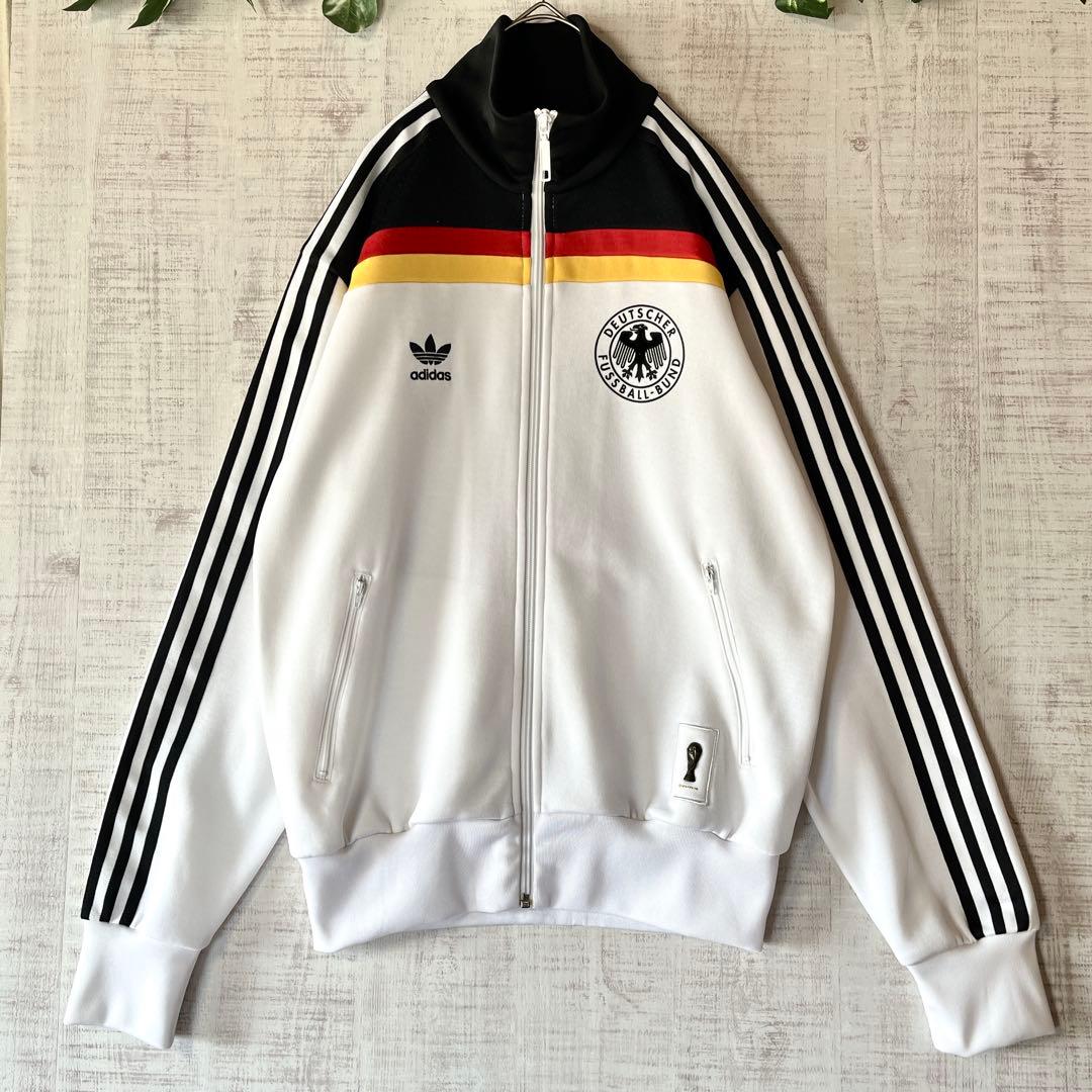 adidas ドイツ代表 トラックジャケット ジャージ FIFA 刺繍ロゴ M