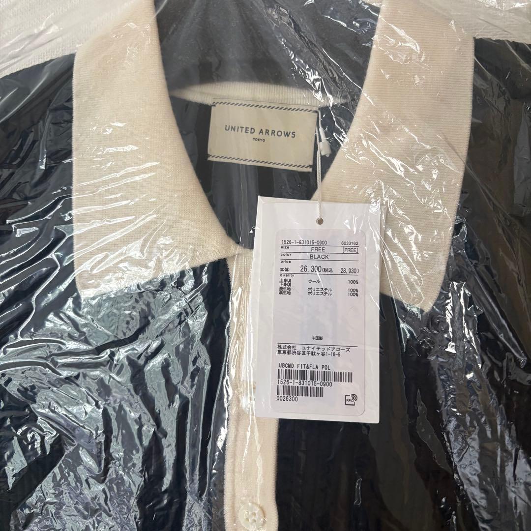 UNITED ARROWS フィット ＆ フレア ポロワンピース