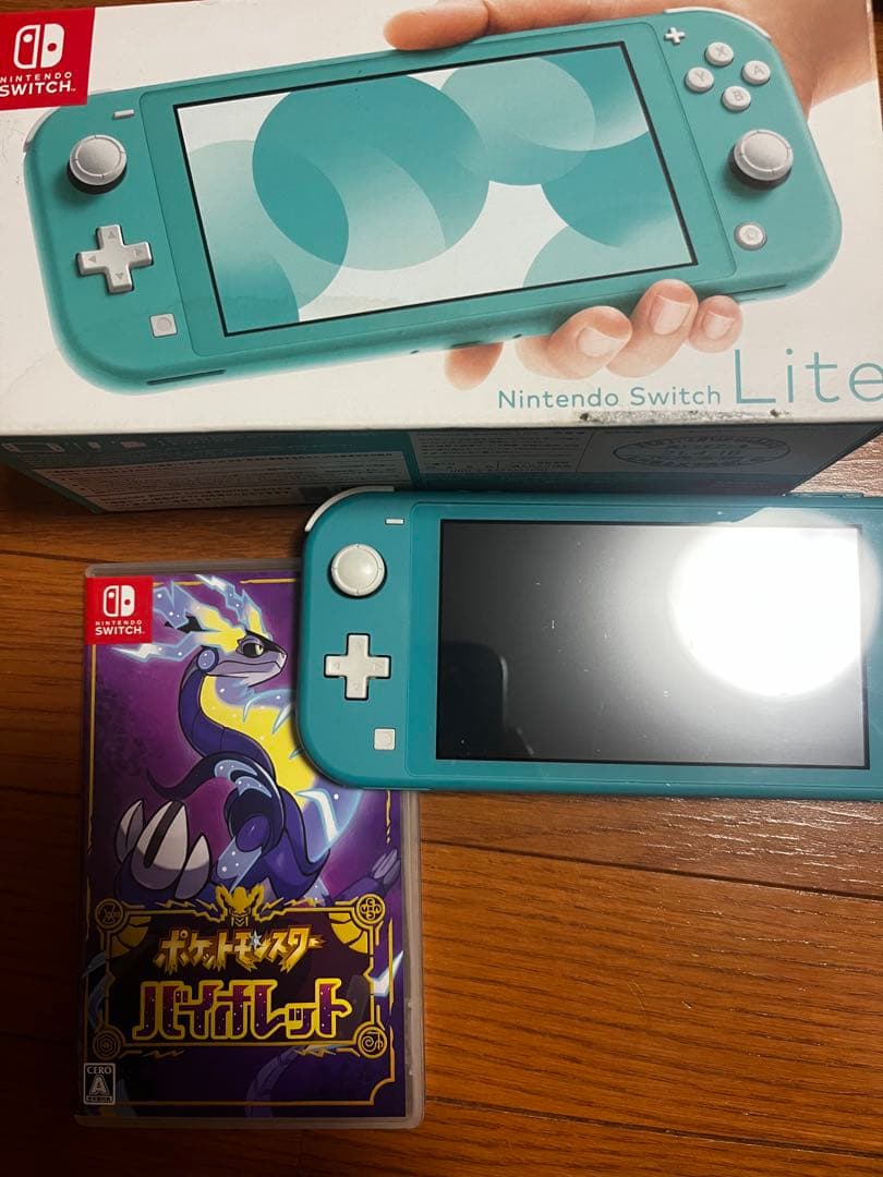 Nintendo Switch Lite ターコイズ + ポケモンバイオレット | 激安通販