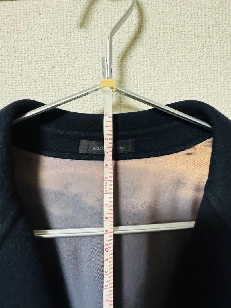 【ARMANI COLLEZIONI】コート ウール カシミヤ混　メンズ