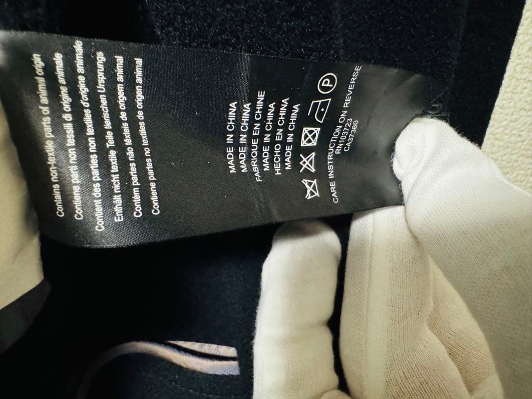 【ARMANI COLLEZIONI】コート ウール カシミヤ混　メンズ