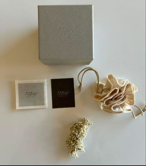 美品】fua ピアス 始まりの時 IVORY size L