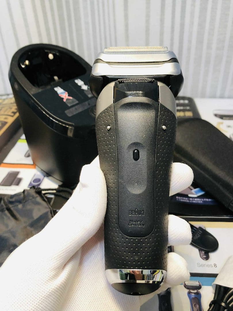 【美品】BRAUN S9 pro 9455cc-V メンズ電気シェーバーブラウン