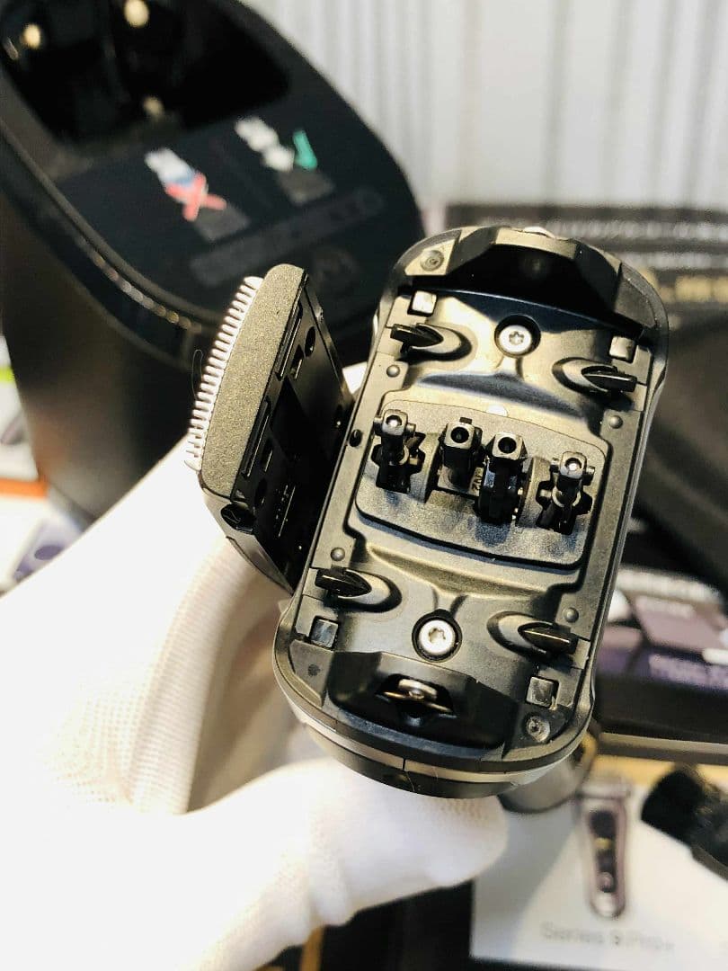 【美品】BRAUN S9 pro 9455cc-V メンズ電気シェーバーブラウン