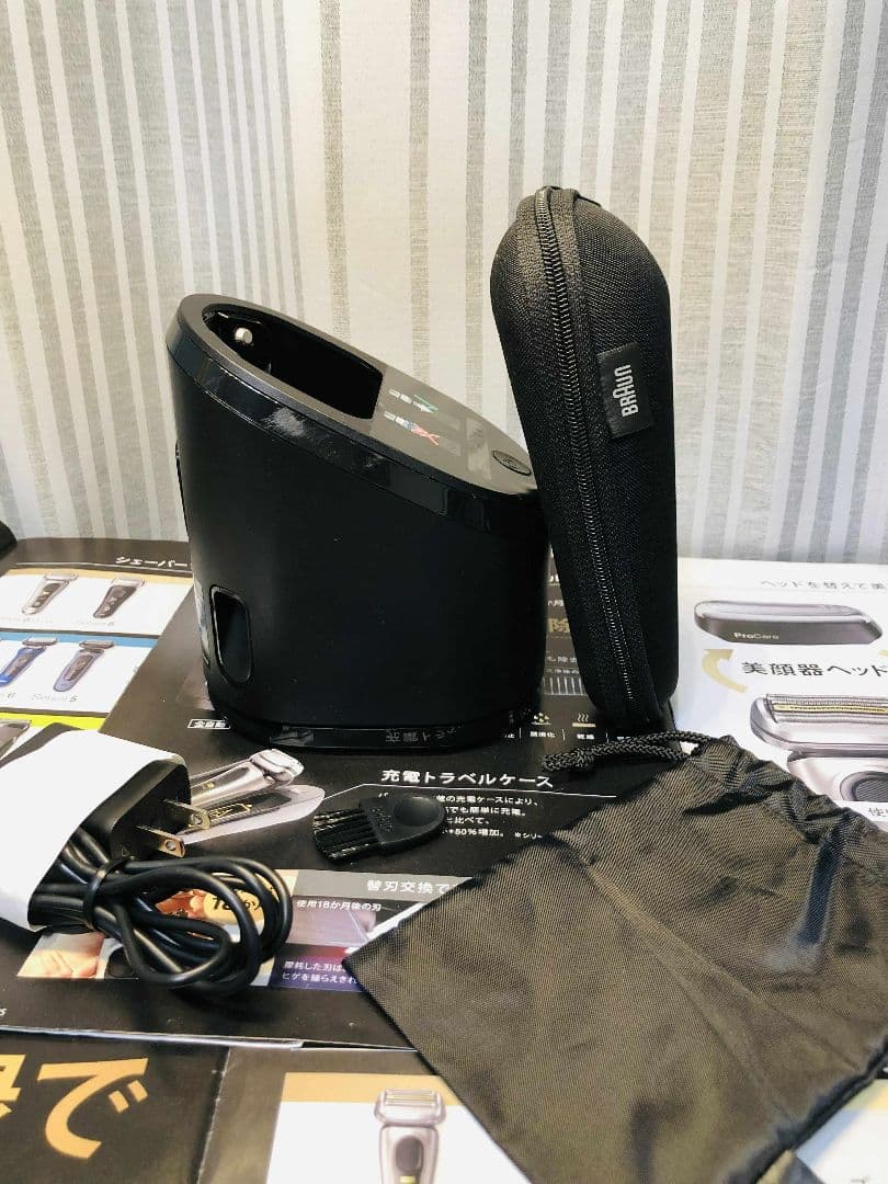 【美品】BRAUN S9 pro 9455cc-V メンズ電気シェーバーブラウン