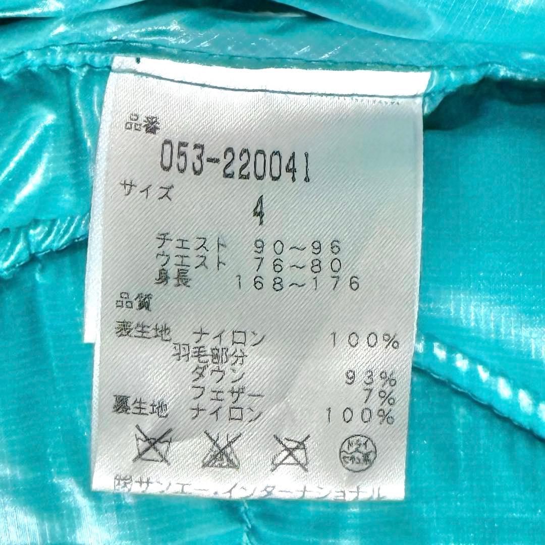 希少 PEARYGATES 2way ダウンジャケット ワッペン 腕着脱可能