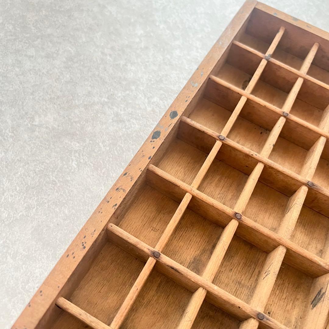 【アンティーク】 木製 プリンタートレイ インテリア