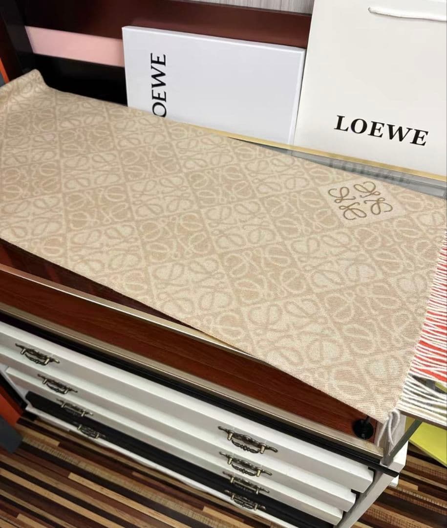 LOEWE ロエベ マフラー アナグラム 180×40