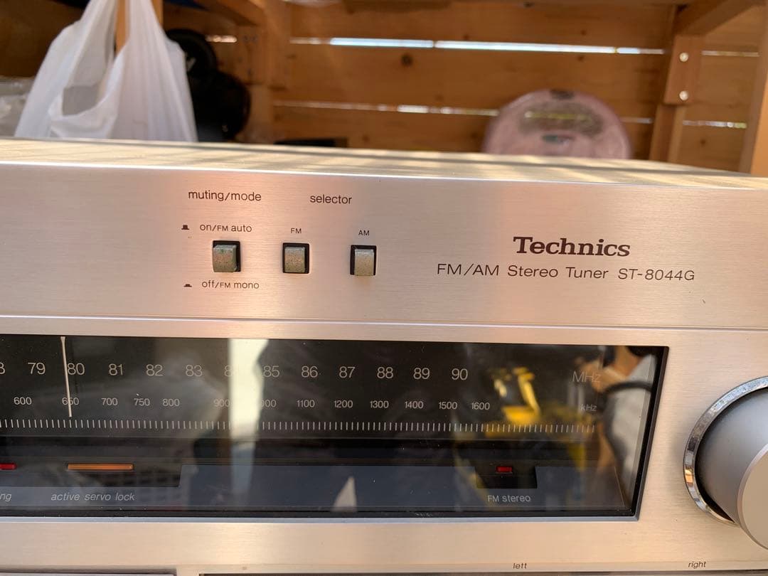 昭和レトロ Technics ST-8044GチューナーとM13 カセットデッキ - メルカリ