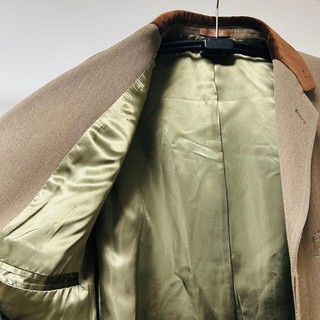 希少 英国製 HACKETT ハケット ウールチェスターコート L ブラウン系