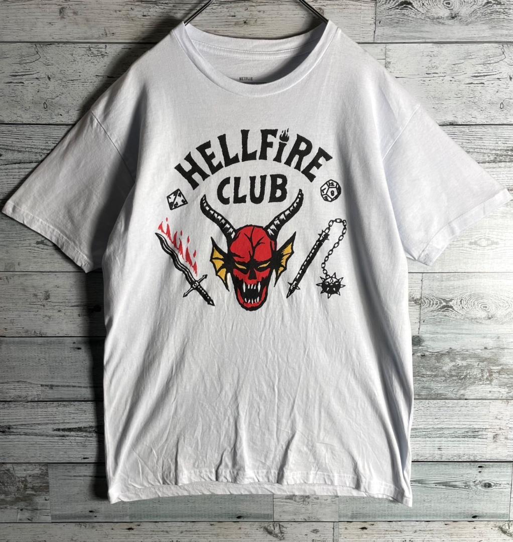 ストレンジャーシングス ヘルファイアクラブ Tシャツ Lサイズ - メルカリ