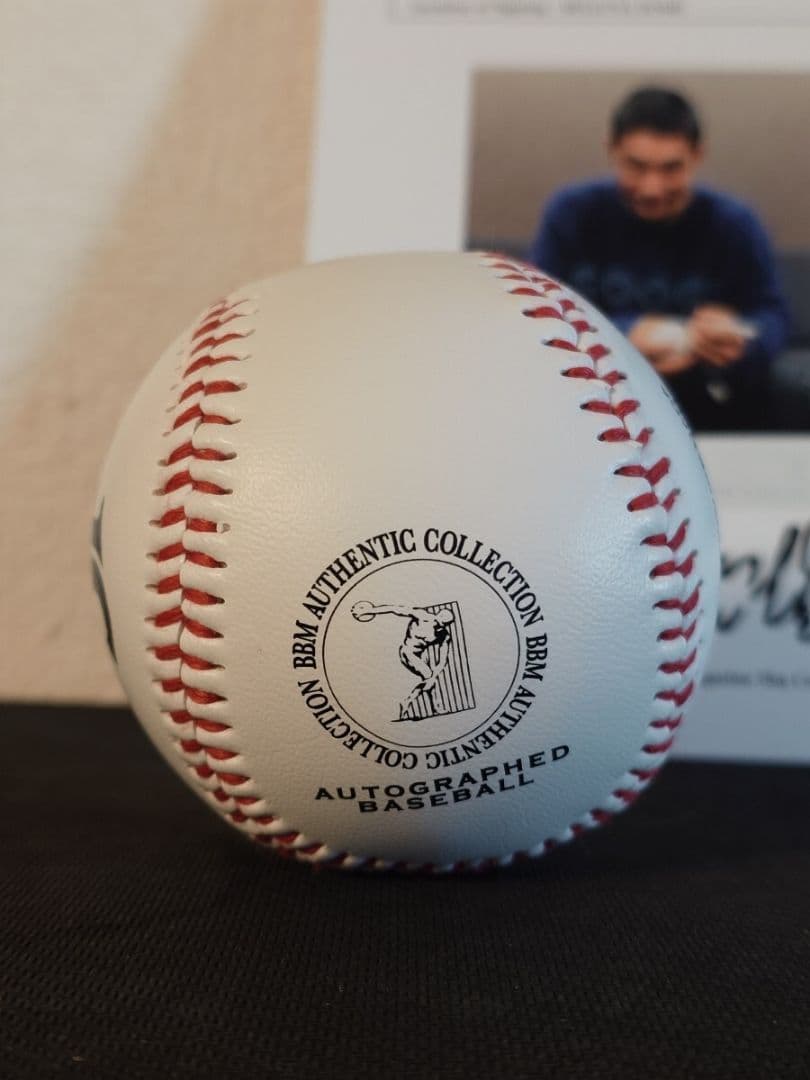 埼玉西武ライオンズ 羽田慎之介 プロ初勝利 直筆サインボール BBM プロ野球