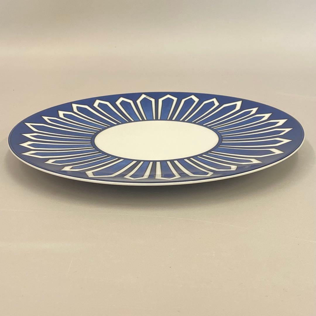 エルメス ディナープレート 《 ブルーダイユール 》 青 直径27.5㎝ 未使用