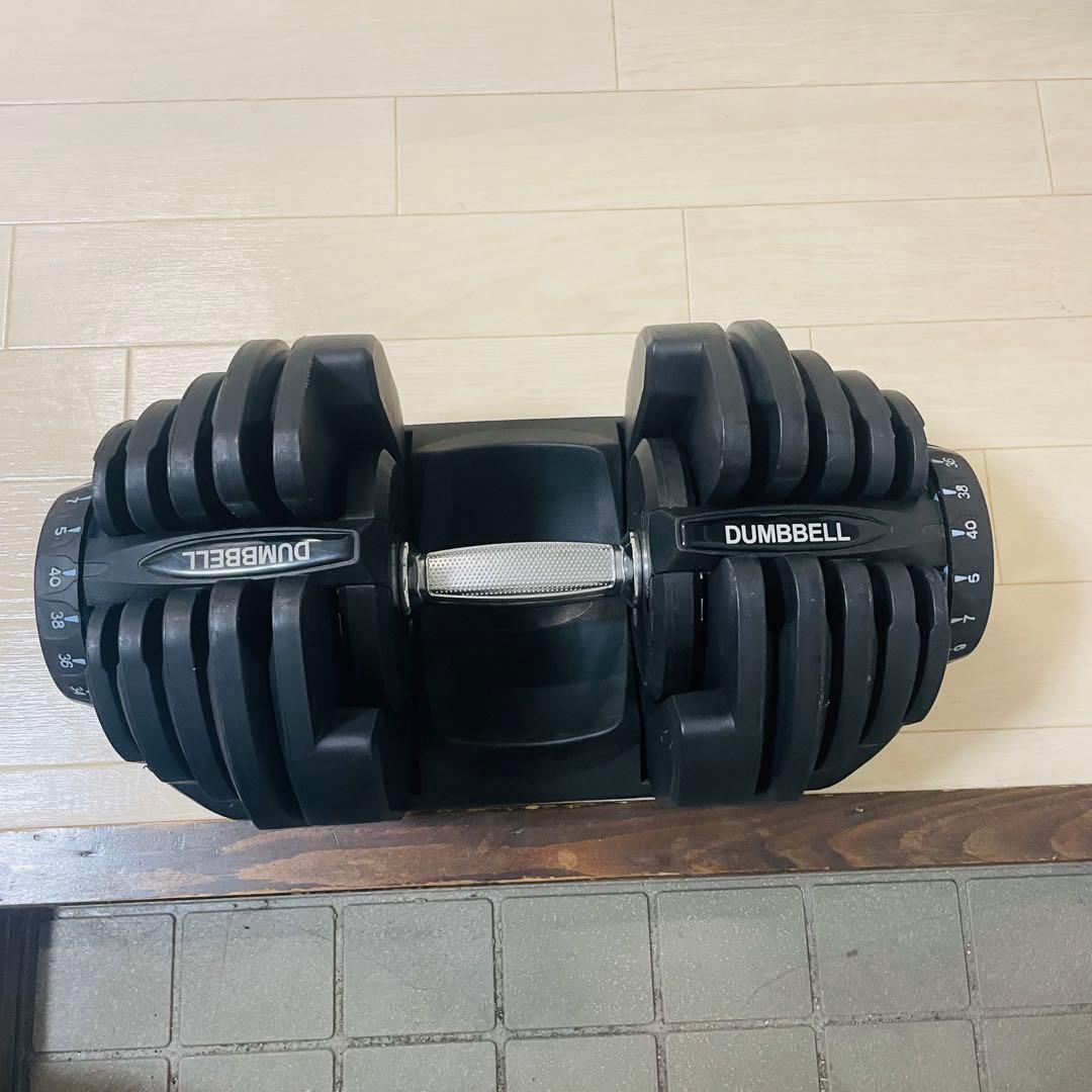 美品 ダンベル 可変式 40kg 可変式ダンベル 1つ