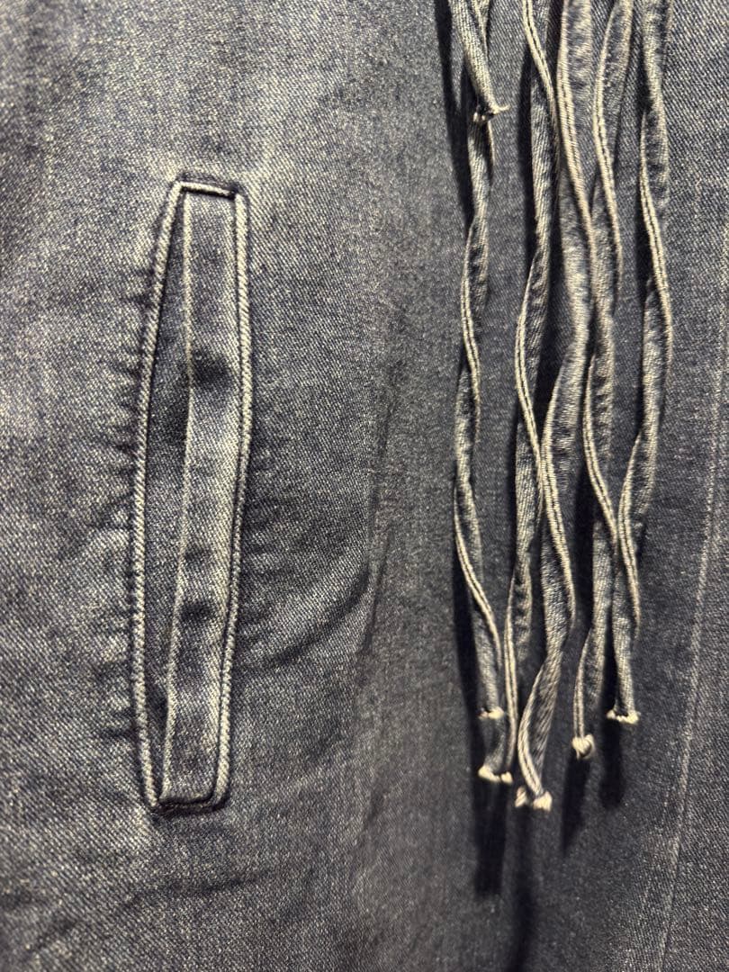 PERNA オールインワンフリンジ付きダークブルーオールインワン