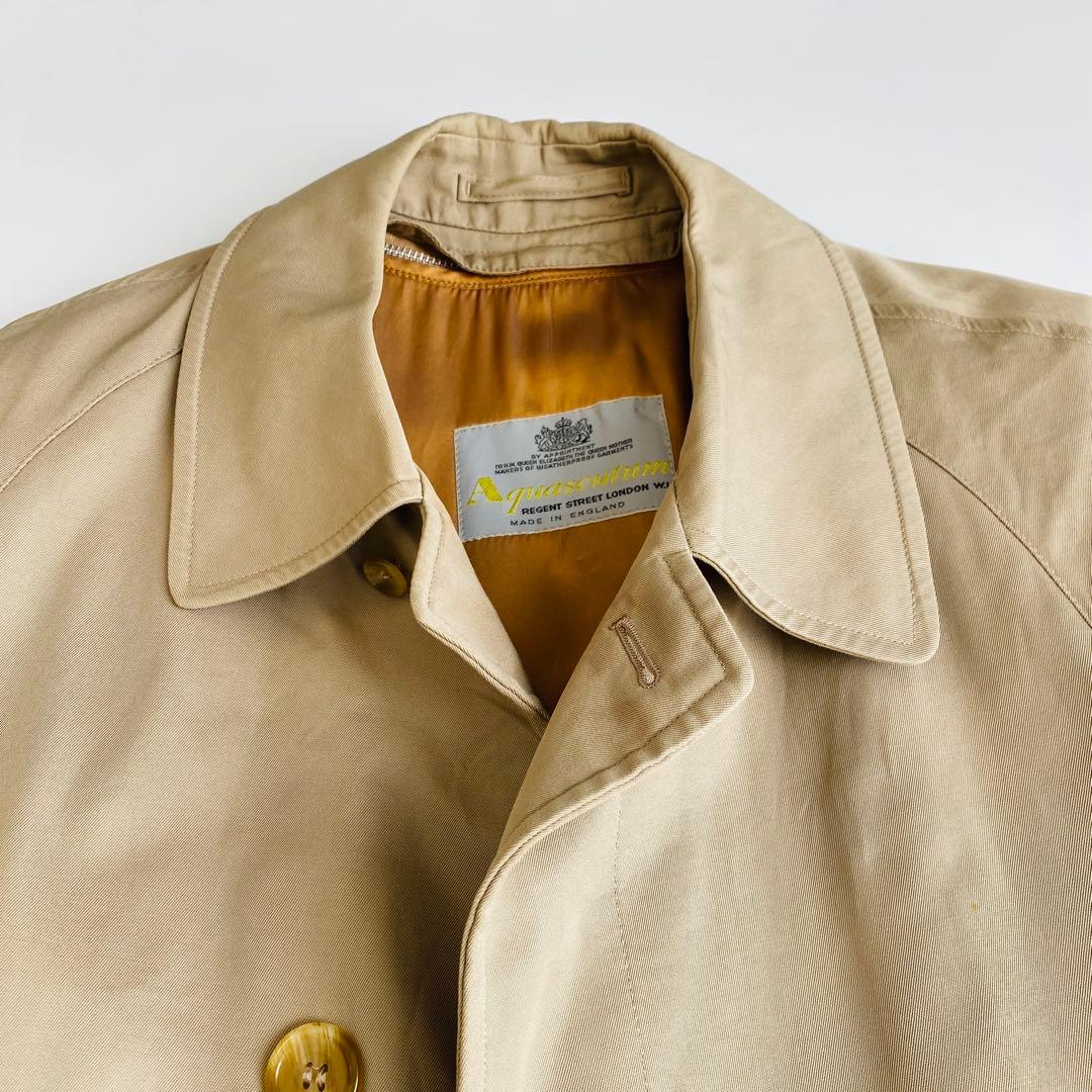 アクアスキュータム バルマカーンコート ライナー付 aqua5 ベージュ