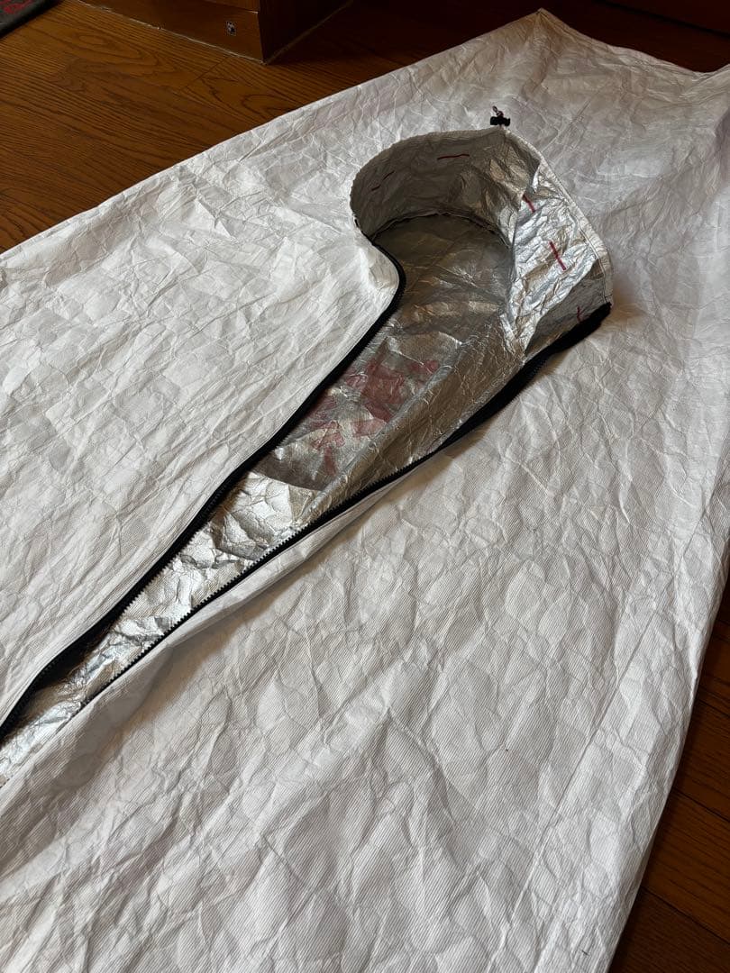 ハンモック用シュラフカバー　タイベックシルバー