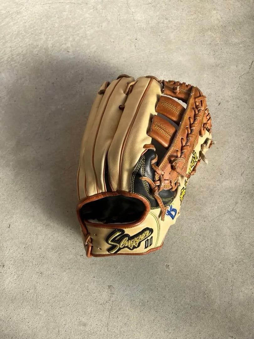 実使用 支給品 久保田スラッガー グラブ グローブ 硬式 外野 1040