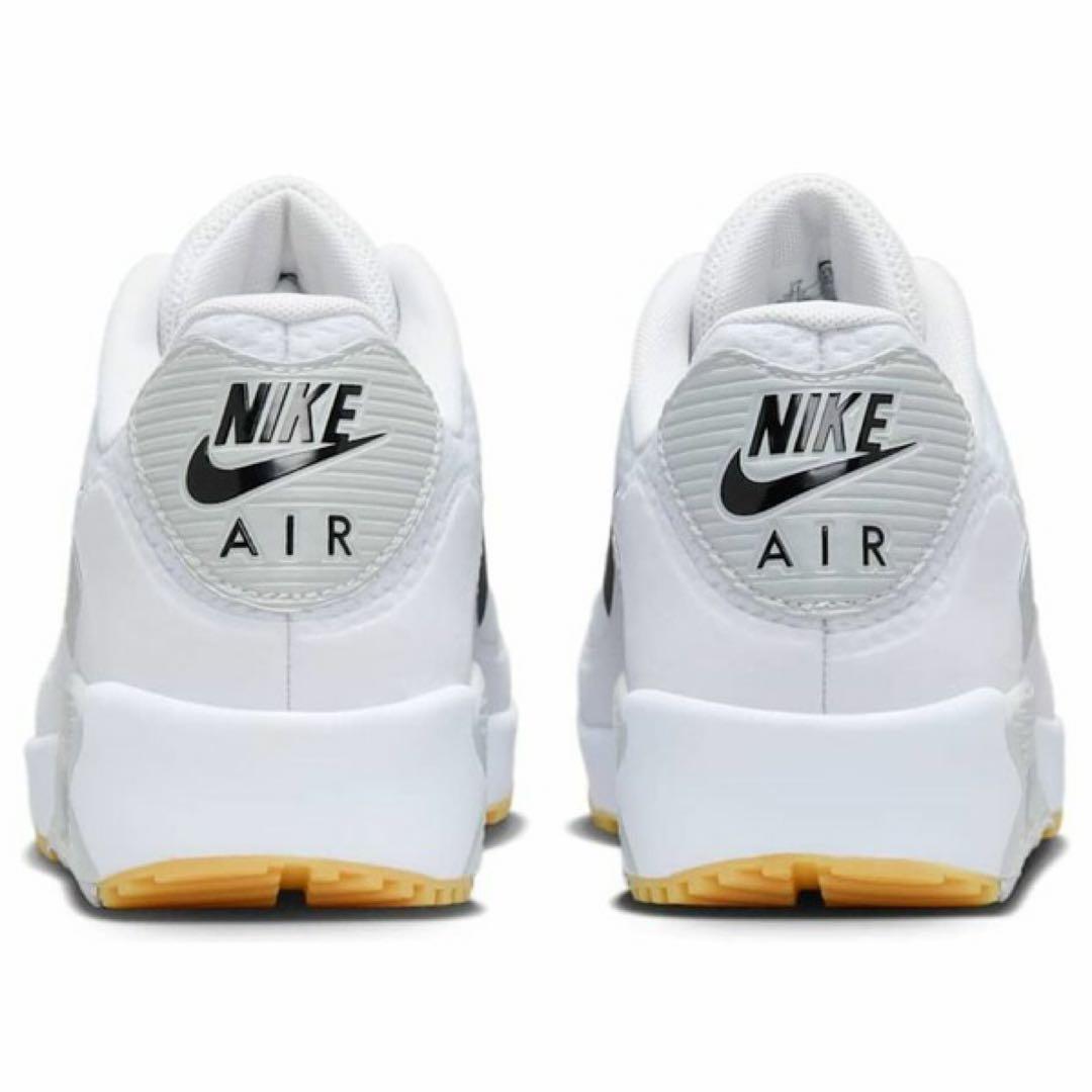 ナイキ ゴルフ 26cm エアマックス 90 シューズ スパイク 靴 白