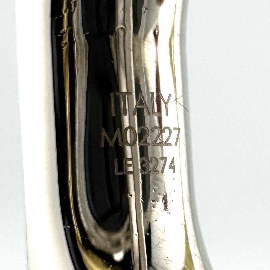 ルイヴィトン M02227 フープピアス・モノグラム チェーン シルバー