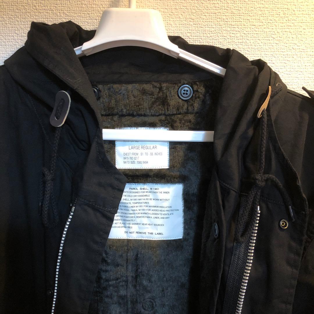 ◆新品タグ付き◆HOUSTON モッズコート ブラック　踊る大捜査線　青島コート