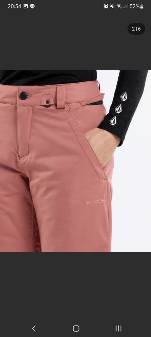 VOLCOM 女性用　スノーボードパンツ