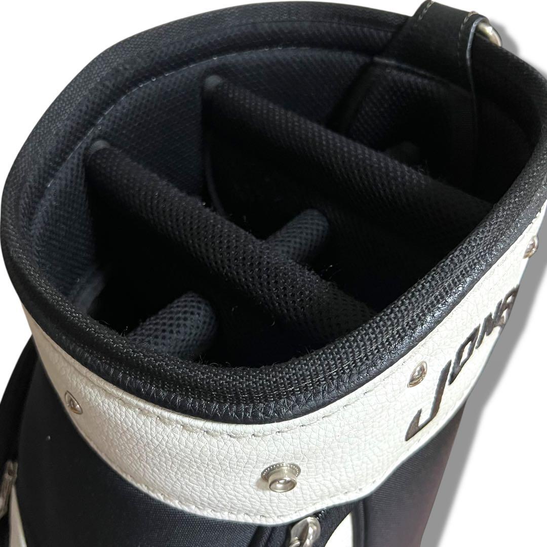 JONES RIDER キャディバッグ ブラック ホワイト ジョーンズ ライダー