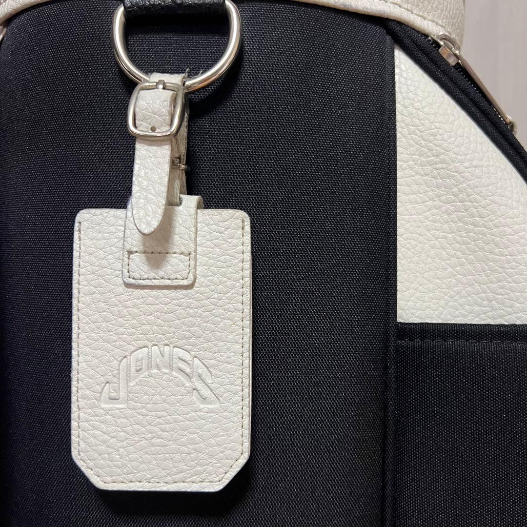 JONES RIDER キャディバッグ ブラック ホワイト ジョーンズ ライダー